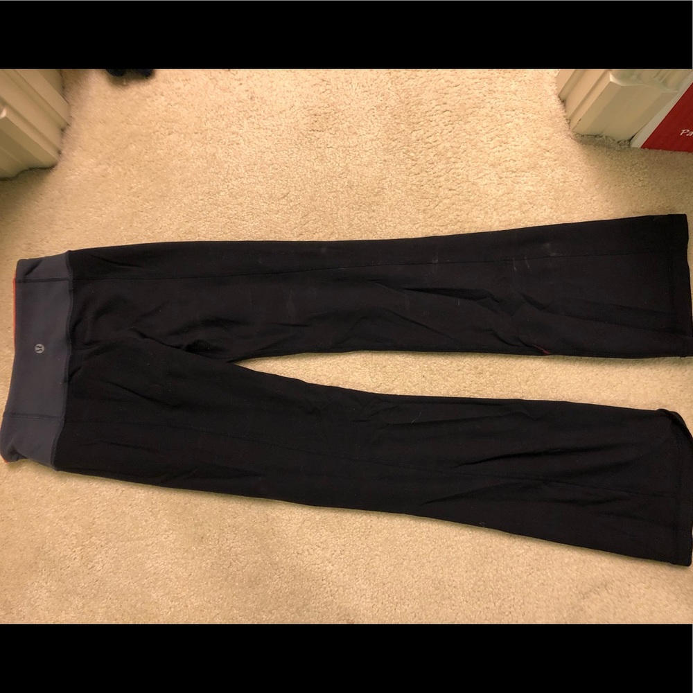 Lululemon wide leg leggings REVERSIBLE